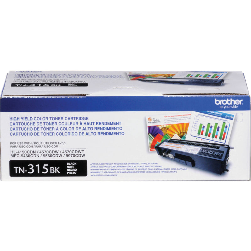 Brother TN315BK High Yield Black Toner Cartridge