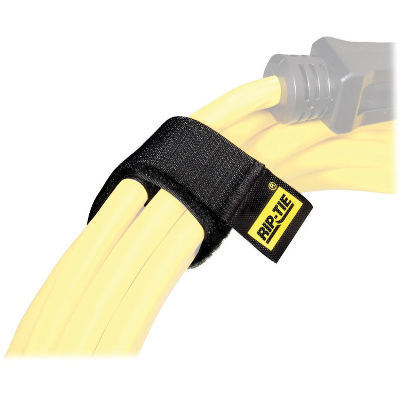 Rip-Tie 1 x 3" Cable Wrap (Black, 10-Pack)