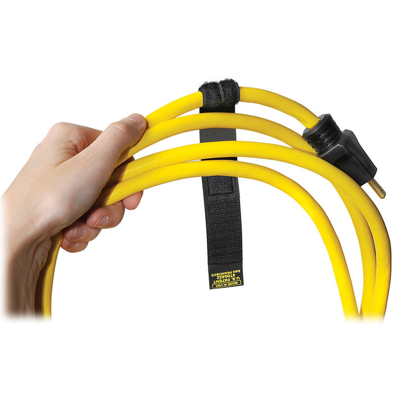 Rip-Tie 1 x 3" Cable Wrap (Black, 10-Pack)