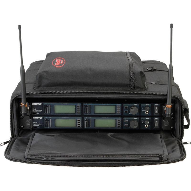 SKB Audio Soft Rack (2U Rack Size, 20.75 x 17.5 x 6.5", Black)