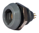 NORCOMP 8P1P003210GRB01 CIRCULAR CONNECTOR, 3POS, RCPT, PANEL