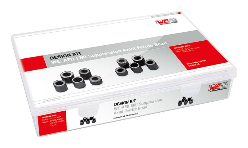 Wurth Elektronik 742700 Design KIT EMI Supp Axial Ferrite Bead