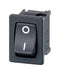 Multicomp PRO MP005716 Rocker Switch On-Off SPST-NO Non Illuminated Panel Mount Black