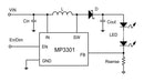 Monolithic Power Systems (MPS) MP3301GJ-P LED Driver 1 Output Boost 2.5 V to 6 Input 1.3 MHz 36 V/700 mA TSOT-23-5 New