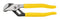 Klein Tools D5026 Pump Plier Quick Adjust Yellow Handle 22.2 mm Jaw Capacity 165.1 Overall Length