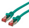 Roline 21.15.2630 Ethernet Cable S/FTP Cat6 500 mm 19.7 " RJ45 Plug to Green