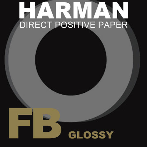 HARMAN technology Direct Positive Fiber Based (FB) Paper (Glossy, 8 x 10", 25 Sheets)