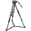 Manfrotto 509HD Video Head & 545GB Aluminum Tripod Pro Ground-Twin Kit 100