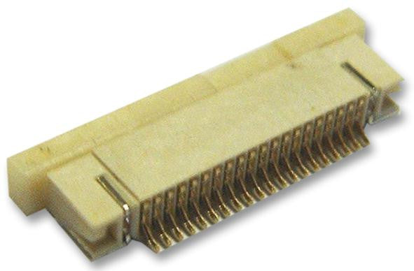 AMP - TE CONNECTIVITY 2-1734592-0 FFC / FPC Board Connector, 0.5 mm, 20 Contacts, Receptacle, Surface Mount, Bottom