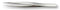 IDEAL-TEK 3C SA Tweezer, High Precision, Fine, 110 mm, Stainless Steel Body, Stainless Steel Tip