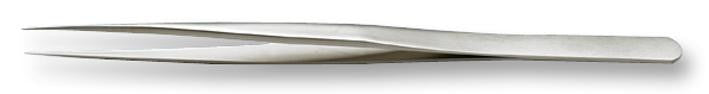 IDEAL-TEK SS SA Tweezer, Precision, 140 mm, Stainless Steel Body, Stainless Steel Tip