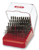 RUKO 205223 DRILL BIT SET, HSS-R, DIN338, 91PC