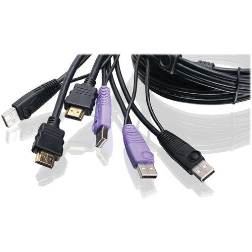 IOGEAR 2-Port Cable KVM Switch with HDMI