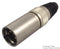 NEUTRIK NC4MX-HD XLR Audio Connector, 4 Contacts, Plug, Cable Mount, Gold Plated Contacts, Metal Body, X Series