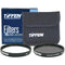 Tiffen 77mm Ultra Clear and Circular Polarizer Filter Kit