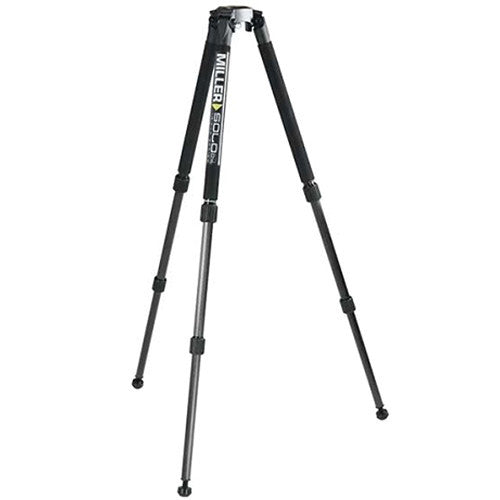 Miller DS-10 DV Fluid Head and Solo Aluminum Tripod with Pan Handle and Bag