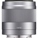 Sony E 50mm f/1.8 OSS Lens (Silver)