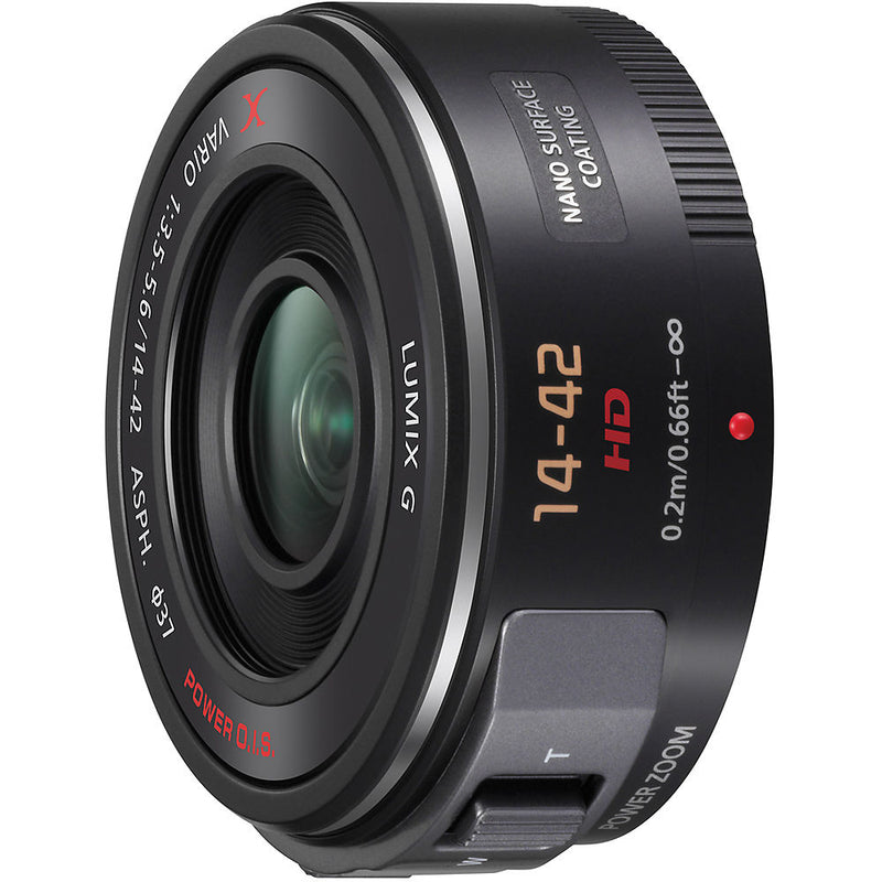 Panasonic Lumix G X Vario PZ 14-42mm f/3.5-5.6 Power O.I.S. Lens (Black)