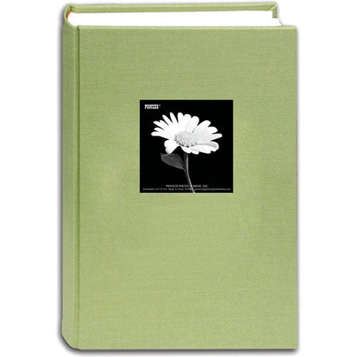 Pioneer Photo Albums DA-300CBF Fabric Frame Bi-Directional Album (Sage Green)