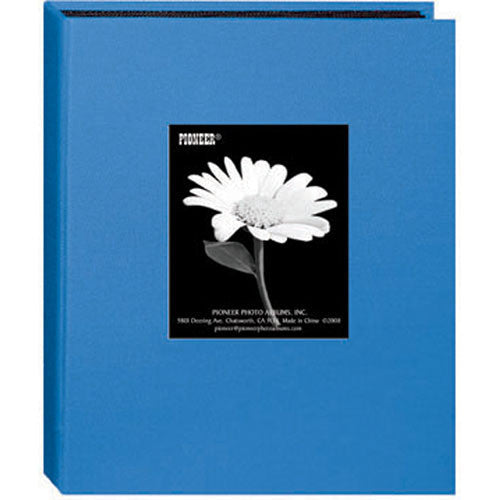 Pioneer Photo Albums DA-57CBF Mini Fabric Frame Album (Sky Blue)