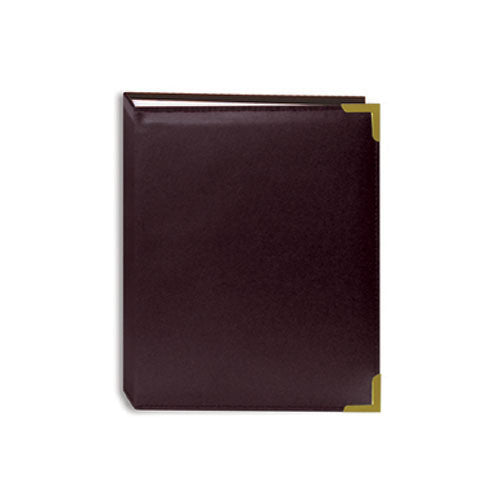 Pioneer Photo Albums E4-100 Brass Corner Photo Album (Burgundy)