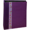 Pioneer Photo Albums TF4100-PR Tone-on Tone Fabric Photo Album (Purple)