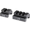 Weaver Picatinny Riser Set (1/2" Height, Matte Black)