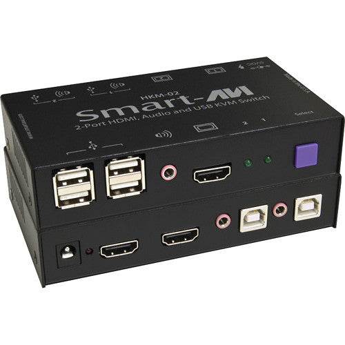 Smart-AVI HKM-02 2-Port Cross-Platform HDMI KVM Switch