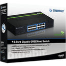 TRENDnet TEG-S16Dg 16-Port GREENnet Gigabit Ethernet Switch