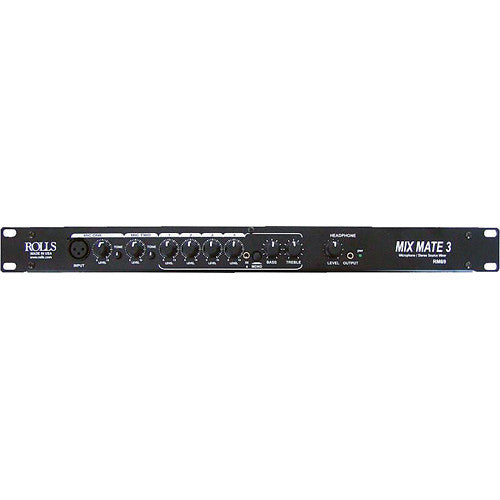 Rolls RM69 MixMate 3 - 6-Channel Stereo Line / Microphone Mixer