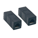 Comprehensive Cat 5e Jack-to-Jack Inline Coupler Black