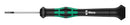 WERA 117991 1.0 x 40mm Precision Slotted Screwdriver with Anti-roll Protection and Rotating Cap