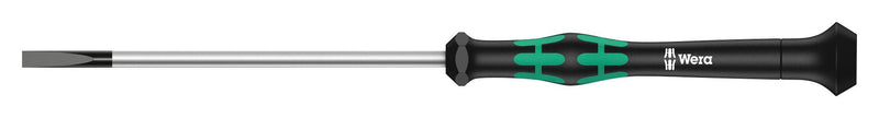 WERA 118008 2.5mm x 80mm Kraftform Micro Round Blade Screwdriver for Slotted Screws