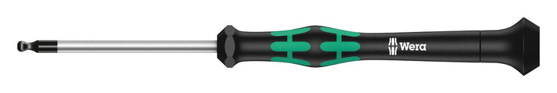 WERA 118090 1.5mm x 60mm Kraftform Micro Round Blade Ballhead Hexagon Screwdriver