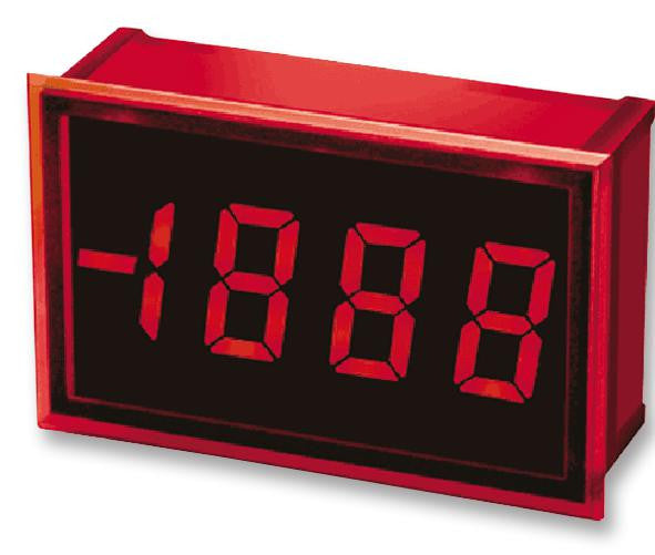 MURATA POWER SOLUTIONS DMS-20PC-0/5-24RL-C Digital Panel Meter, LED, Process, 3-1/2 Digits, DC Voltage, 0V to 5V, 0V to 10V