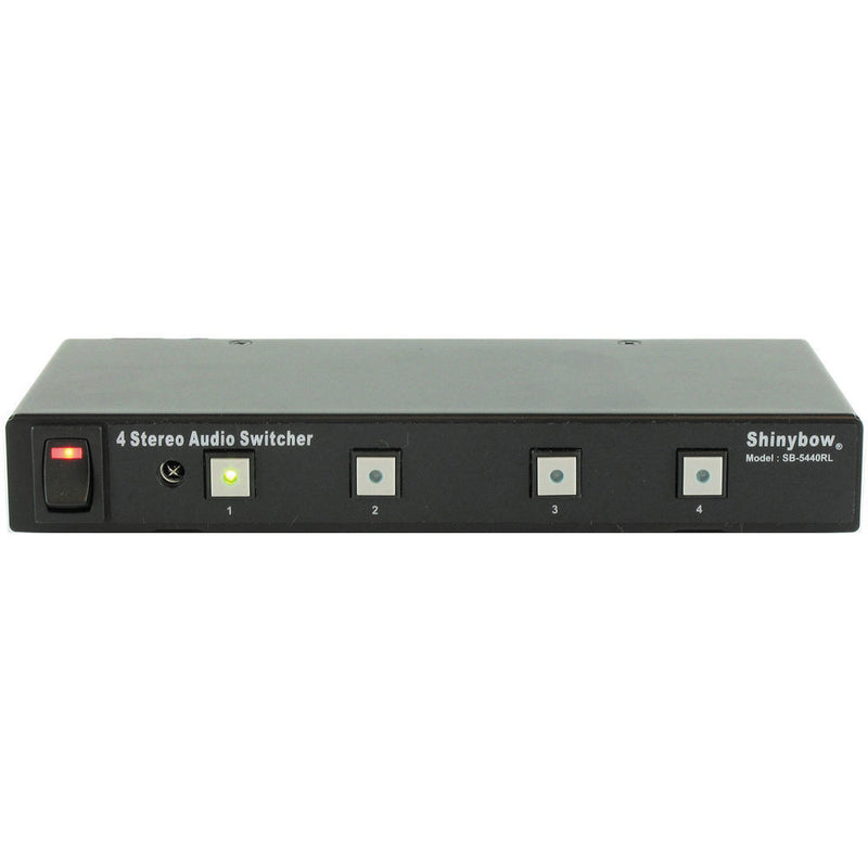 Shinybow SB-5440RL 4 x 1 Stereo Audio Selector Switcher