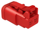 Amphenol SINE/TUCHEL AT06-2S-RED Automotive Housing Plug 2POS 13A RED