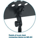 QuikLok MS331 Sheet Music Stand (Black)