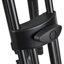 Libec LX7 Tripod With Pan and Tilt Fluid Head and Floor Spreader