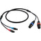 Remote Audio CA744INL Dual XLR to Dual TA3 Channel 3/4 Input Cable for 744T (48")