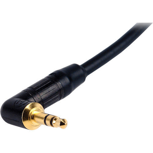 Remote Audio BNC Right Angle to 3.5mm Right Angle for QRX100 TC/I - 18"