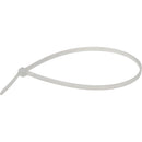 Pearstone 8" Plastic Cable Ties - Clear (20-Pack)