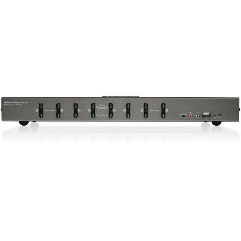 IOGEAR 8 Port DVI KVMP Switch with VGA Support & USB KV