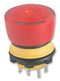 EAO 84-5030.0020 Industrial Pushbutton Switch, SPST-1NO / 1NC, On-Off, Quick Connect, Solder, 3 A, 250 V, 250 V