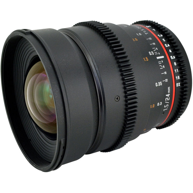 Rokinon 24mm T1.5 Cine ED AS IF UMC Lens for Nikon F Mount