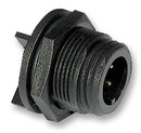 BULGIN PX0413/03P Circular Connector, Buccaneer 400 Series, Panel Mount Plug, 3 Contacts, Nylon (Polyamide) Body