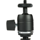 Vello Multi-Function Ball Head with Removable Bottom Shoe Mount