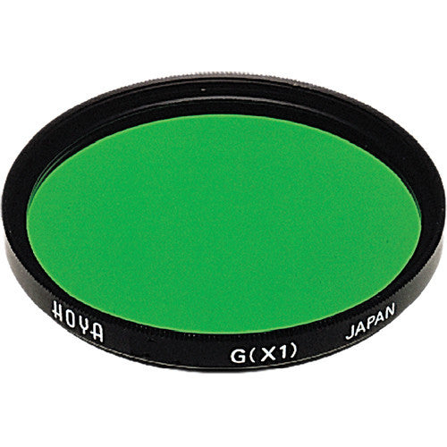 Hoya 55mm Green X1 (HMC) Multi-Coated Glass Filter for Black & White Film