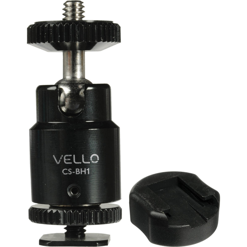 Vello Multi-Function Ball Head with Removable Top & Bottom Shoe Mounts