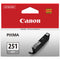 Canon CLI-251GY Standard Capacity Gray Ink Tank